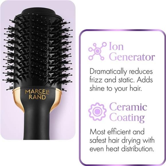 Professional Hair Dryer Brush for Women, 2 in1 Volumizing Brush Dryer,Oval Brush - Picture 6 of 6